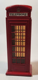 TC 8689 Red Metal Phone Box Telephone Booth Coin Bank