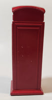 TC 8689 Red Metal Phone Box Telephone Booth Coin Bank