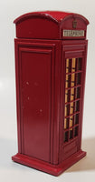 TC 8689 Red Metal Phone Box Telephone Booth Coin Bank