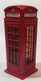 TC 8689 Red Metal Phone Box Telephone Booth Coin Bank