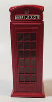 TC 8689 Red Metal Phone Box Telephone Booth Coin Bank