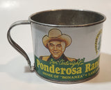 Vintage 1970s Ponderosa Ranch TV Show Tin Metal Cup