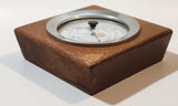 Vintage Airguide Barometer Weather Station Glass Face Wood Cased Made in U.S.A.