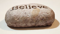 Believe Decorative Resin Stone Ornament