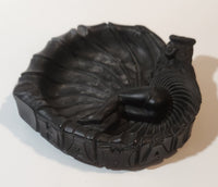 Vintage Coco Joe's #137 Aloha Hawaii Hula Girl Black Carved Lava Ash Tray