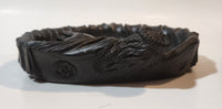 Vintage Coco Joe's #137 Aloha Hawaii Hula Girl Black Carved Lava Ash Tray