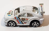 Unknown Brand Optimal Police CRA PD Unit 020 White Pull Back Plastic Toy Car Vehicle
