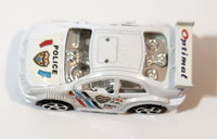 Unknown Brand Optimal Police CRA PD Unit 020 White Pull Back Plastic Toy Car Vehicle