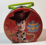 2014 Disney Pixar Toy Story Buzz Lightyear Small Tin Metal Lunch Box Container