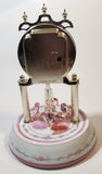 2003 Precious Moments You Are The Sweetest Heart White and Pink Porcelain and Glass Anniversary Dome Clock