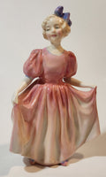 Vintage Royal Doulton Sweeting 6 1/4" Tall Bone China Figurine H.N.1935 (Neck Repair)