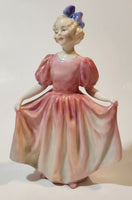 Vintage Royal Doulton Sweeting 6 1/4" Tall Bone China Figurine H.N.1935 (Neck Repair)