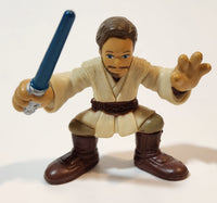 2004 Hasbro LFL Star Wars Galactic Heroes Obi Wan Kenobi 2 1/2" Tall Toy Figure