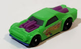 2022 Burger King Hot Wheels Green Plastic Die Cast Toy Car Vehicle