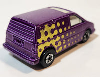 1991 Hot Wheels Ford Aerostar Metalflake Purple Die Cast Toy Car Vehicle