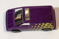 1991 Hot Wheels Ford Aerostar Metalflake Purple Die Cast Toy Car Vehicle