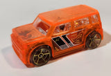 2016 Hot Wheels X-Raycers Scion xB Clear Orange Die Cast Toy Car Vehicle