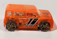 2016 Hot Wheels X-Raycers Scion xB Clear Orange Die Cast Toy Car Vehicle