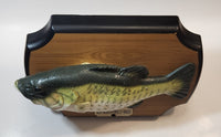 1999 Gemmy Big Mouth Billy Bass Singing Moving Fish On Plaque Novelty Collectible No Adapter Battery Tested Working