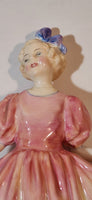 Vintage Royal Doulton Sweeting 6 1/4" Tall Bone China Figurine H.N.1935 (Neck Repair)