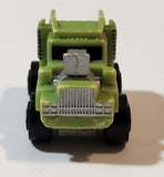 1987 Road Champs Dump Truck Green Micro Mini Die Cast Toy Car Vehicle