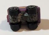 1987 Road Champs 4x4 Truck Purple Micro Mini Die Cast Toy Car Vehicle