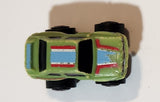 1987 Road Champs BMW M3 Green Micro Mini Die Cast Toy Car Vehicle