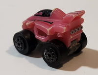 1987 Road Champs Buggy Race Car Pink Micro Mini Die Cast Toy Car Vehicle