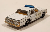 Vintage Warner Bro. ERTL Dukes of Hazzard 1980 Pontiac Bonneville Sheriff Police Cop White Die Cast Toy Car Vehicle