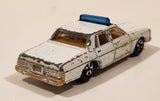 Vintage Warner Bro. ERTL Dukes of Hazzard 1980 Pontiac Bonneville Sheriff Police Cop White Die Cast Toy Car Vehicle