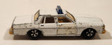Vintage Warner Bro. ERTL Dukes of Hazzard 1980 Pontiac Bonneville Sheriff Police Cop White Die Cast Toy Car Vehicle