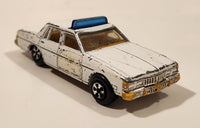 Vintage Warner Bro. ERTL Dukes of Hazzard 1980 Pontiac Bonneville Sheriff Police Cop White Die Cast Toy Car Vehicle