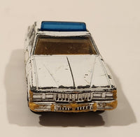 Vintage Warner Bro. ERTL Dukes of Hazzard 1980 Pontiac Bonneville Sheriff Police Cop White Die Cast Toy Car Vehicle