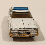 Vintage Warner Bro. ERTL Dukes of Hazzard 1980 Pontiac Bonneville Sheriff Police Cop White Die Cast Toy Car Vehicle