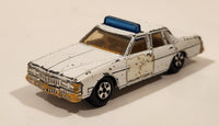 Vintage Warner Bro. ERTL Dukes of Hazzard 1980 Pontiac Bonneville Sheriff Police Cop White Die Cast Toy Car Vehicle