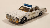 Vintage Warner Bro. ERTL Dukes of Hazzard 1980 Pontiac Bonneville Sheriff Police Cop White Die Cast Toy Car Vehicle