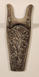 Vintage Ralide Embossed Recessed Carved Flower Pattern Hard Plastic Cowboy Boot Jack Puller