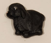 Black Lamb Sheep Ceramic Fridge Magnet