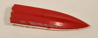 Unknown Brand Fire Department Speed Boat Red and White Plastic Toy Boat