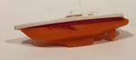 Unknown Brand GTX Speed Boat Orange and White Plastic Toy Boat