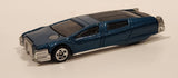 2002 Hot Wheels First Editions Syd Mead's Sentinel 400 Limo Metallic Dark Teal Die Cast Toy Limousine Car Vehicle