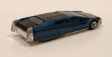 2002 Hot Wheels First Editions Syd Mead's Sentinel 400 Limo Metallic Dark Teal Die Cast Toy Limousine Car Vehicle