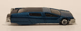 2002 Hot Wheels First Editions Syd Mead's Sentinel 400 Limo Metallic Dark Teal Die Cast Toy Limousine Car Vehicle