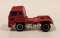Unknown Brand Semi Tractor Truck Red Die Cast Toy Car Vehicle