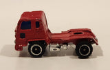 Unknown Brand Semi Tractor Truck Red Die Cast Toy Car Vehicle