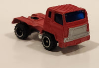 Unknown Brand Semi Tractor Truck Red Die Cast Toy Car Vehicle