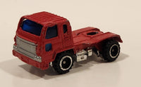 Unknown Brand Semi Tractor Truck Red Die Cast Toy Car Vehicle