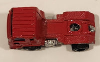 Unknown Brand Semi Tractor Truck Red Die Cast Toy Car Vehicle