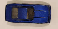 2007 Hot Wheels Mustang Cobra Metalflake Dark Blue Die Cast Toy Car Vehicle