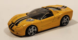 2002 Hot Wheels First Editions 40 Somethin' Yellow Die Cast Toy Car Vehicle
